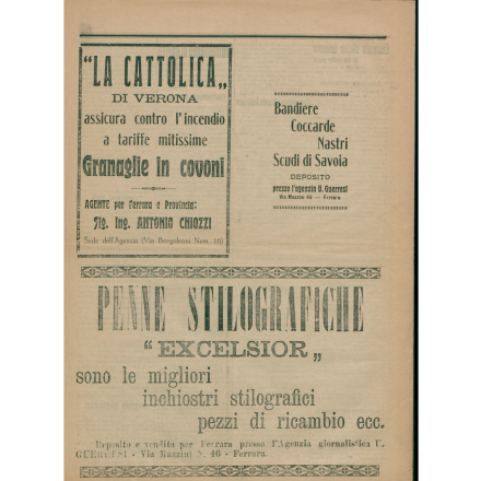 Quarta pagina del Bollettino della guerra del 16 giugno 1915