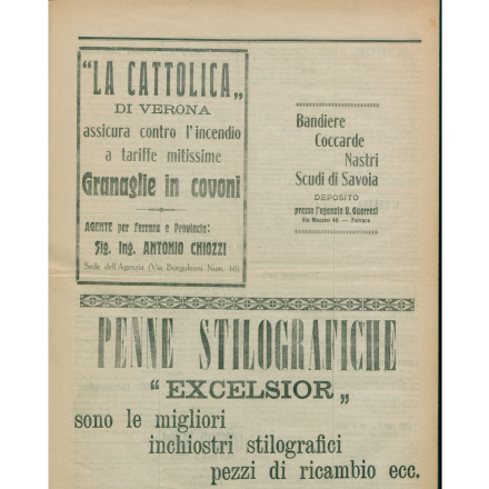 Quarta pagina del Bollettino della guerra del 19 giugno 1915