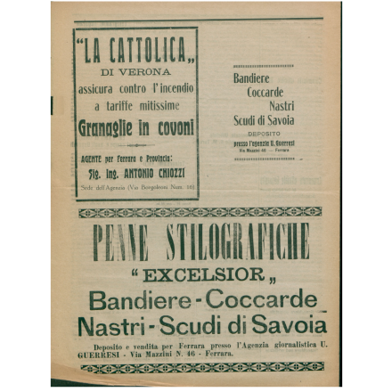 Quarta pagina del Bollettino della guerra del 22 giugno 1915