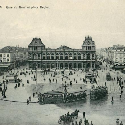 Bruxelles - PLace Rogier e Gare du Nord