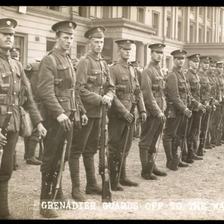 Granatieri inglesi, 1914
