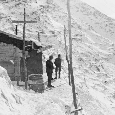 Un avamposto sul passo dell'Ombrettola, a sud del Monte Marmolada. © IWM (Q 65145)