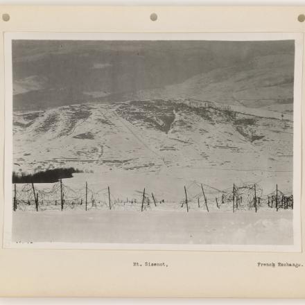 Il Monte Sisemol fotografato dal monte Valbella © U.S. National Archives and Records Administration P.d.