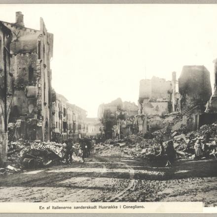 Tiri di artiglieria su Conegliano © National Library of Denmark CC BY-NC-ND object_178356_en