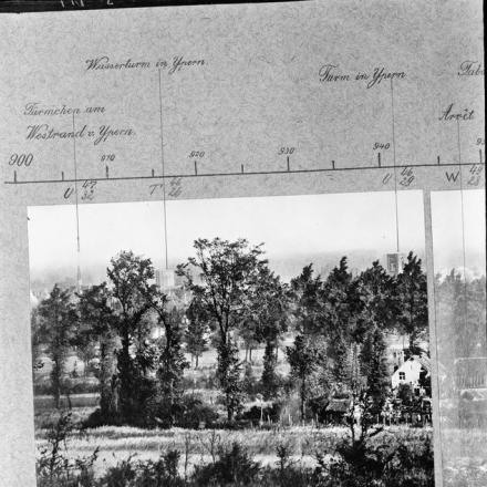 Panorama del fronte occidentale visto dall'esercito tedesco: Hill 60. © IWM Q 47772