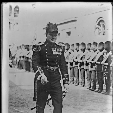 Il Primo Lord dell'Ammiragliato Winston Churchill, 1913. © B. N. F.  - Agence Rol ark_12148_btv1b53114849w