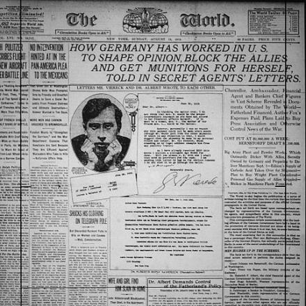 The World, New York, domenica 15 agosto 1915