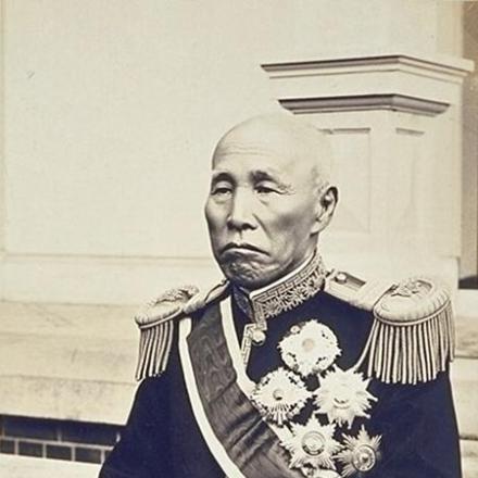 Il Primo Ministro giapponese Marchese Ōkuma Shigenobu. © Government of Japan - public domain - wikipedia