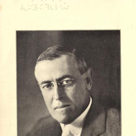 W. Wilson dal libro Woodrow Wilson as president di Brooks, Eugene Clyde - American Libraries