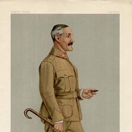 Il Generale sir H. Smit-Dorrien. Fonte: Vanity Fair - ritratto di Leslie Ward - Publicato il 5 dic. 1901