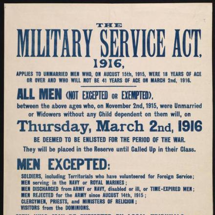 Poster del Parliamentary Recruiting Committee Poster - Fonte: Imperial War Museum 