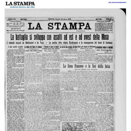 La Stampa del 10-03-16, articolo: La ripresa del Bosco di Corbeaux. Fonte: lastampa.it, archivio-storico
