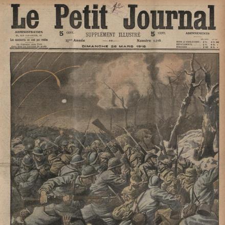 Le Petite Journal del 26 marzo 1916. La battaglia della Meuse - Fonte Gallica