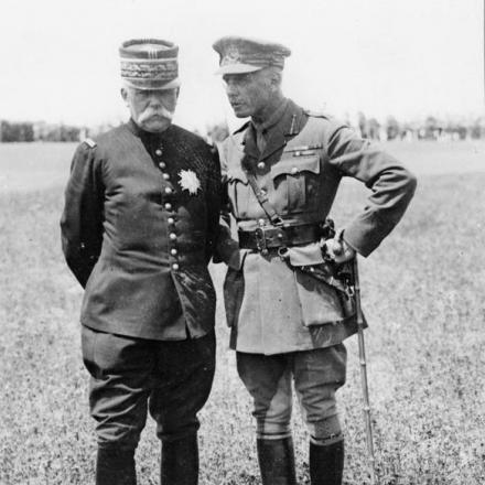 Generale Milne con il Generale Serrail - Fonte Imperial War Museum ©HU 81081