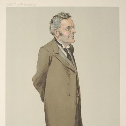 Caricatura di Augustine Birrell su Vanity Fair del 18 gennaio 1906 - Immagine di pubblico dominio