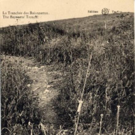 Trincea di baionette a Thiaumont - Fonte http://verdun2016.centenaire.org/