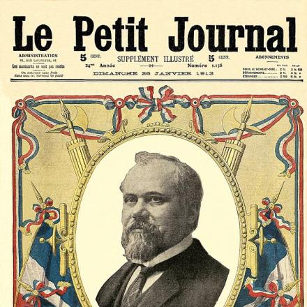 Il presidente Raymond Poincaré - Fonte Le Petit Journal, Biblioteca nazionale di Francia