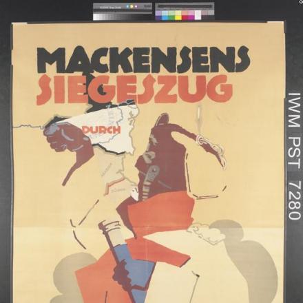 Poster per i progressi di Mackensen in Romania - Fonte: © IWM (Art.IWM PST 7280)