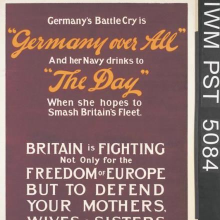 Poster inglese di recrutamento - Fonte: © IWM (Art.IWM PST 5084)