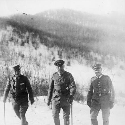 Il Generale Erich von Falkenhayn verso il fronte - Fonte: © IWM (Q 24008)