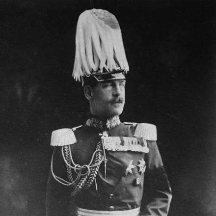 Re Costantino in alta uniforme - Fonte: Library of Congress digital id ggbain.18605