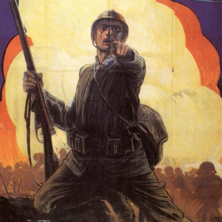 Poster di propaganda "Fate tutti il vostro dovere!". Autore A. L. Mauzan - Fonte: ©Museo civico del Risorgimento di Bologna 