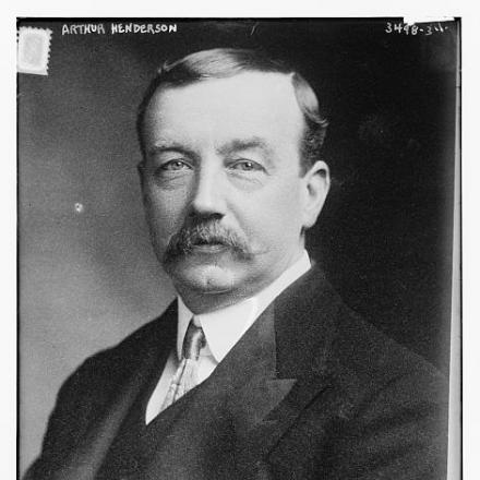 Il leader laburista Arthur Henderson. © Congress Library pnp_ggbain.19213