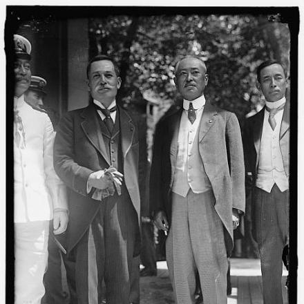 Ishii Kikujirō, Capo della missione giapponese negli Stati Uniti. © Library of Congress pnp_hec.09439 Harris & Ewing Photographs