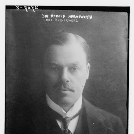 Lord Rothermere (Harold Harmsworth) © Congress Library pnp_ggbain.15280