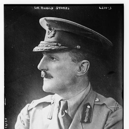 Sir Ronald Storrs, Governatore di Gerusalemme © Congress Library pnp_ggbain.37185