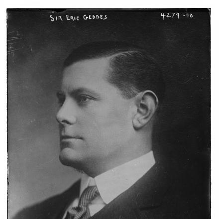 Sir Eric Geddes, Primo Lord dell'Ammiragliato © Congress Library pnp_ggbain.24956