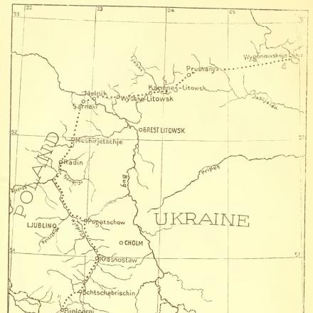 Confine nord-occidentale dell'Ucraina dal Trattato di Brest-Litovsk © United States Government Publishing Office  - public domain 