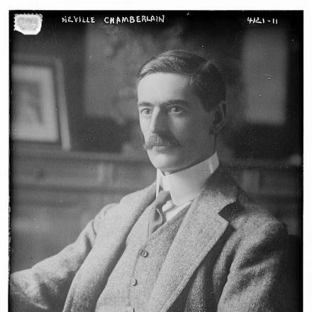 Il Deputato britannico Arthur Neville Chamberlain. © Congress Library pnp_ggbain.23679