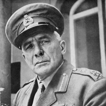 Il Generale William Edmund Ironside, comandante delle truppe Alleate ad Arcangelo. War Office_Official Government Photograph