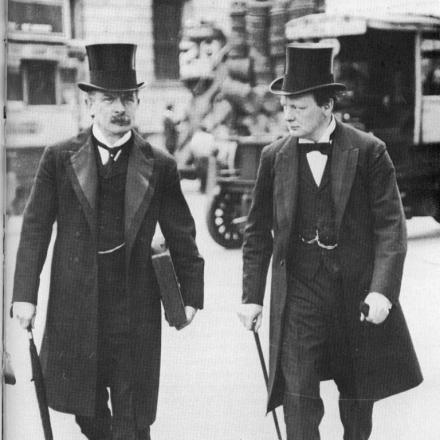 David Lloyd George e Winston Churchill