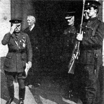 John French e il primo ministro Asquith al Quartier Generale britannico nel 1915