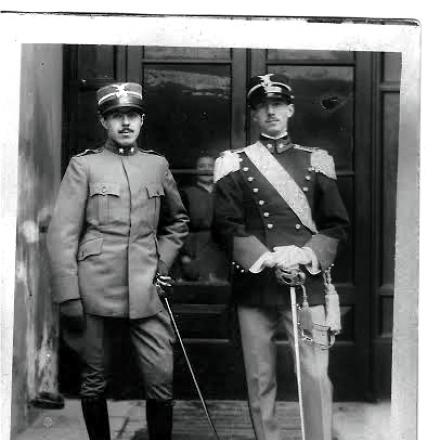 Il Caporale Paolo Cassa (a sinistra)