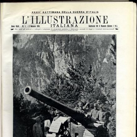Illustrazione Italiana copertina gennaio 1916 