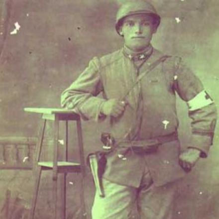 Don Andrea Balestrazzi  - Foto da Diario di Guerra 1915 - 1918