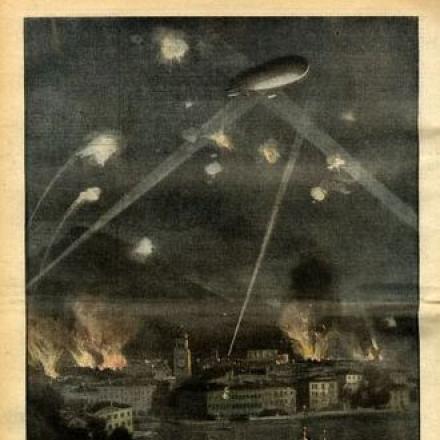 Un audace bombardamento aereo - Fonte: La Domenica del Corriere 23-30 aprile 1916
