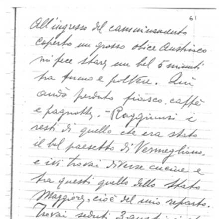 Lettera di Ludovico Caprara - Gruppo L'Espresso e l'Archivio diaristico nazionale di Pieve Santo Stefano