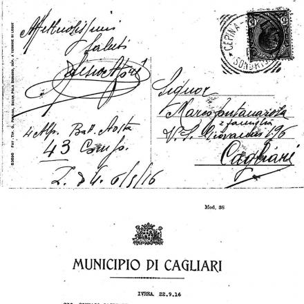 L'ultima lettera di Atzori - Fonte: Gruppo L'Espresso e l'Archivio diaristico nazionale di Pieve Santo Stefano
