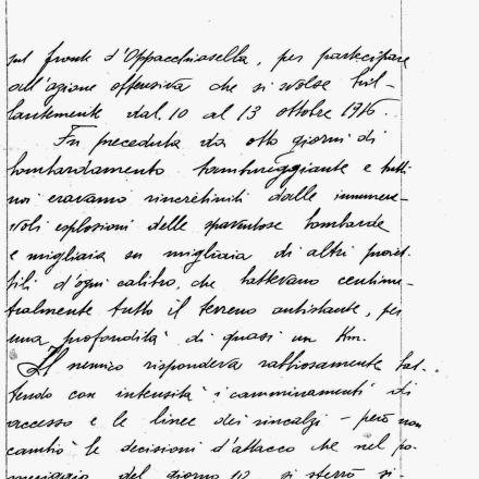 Il racconto originale del sergente maggiore Aldo Bardi. Fonte: Gruppo L'Espresso e Archivio diaristico nazionale di Pieve Santo Stefano