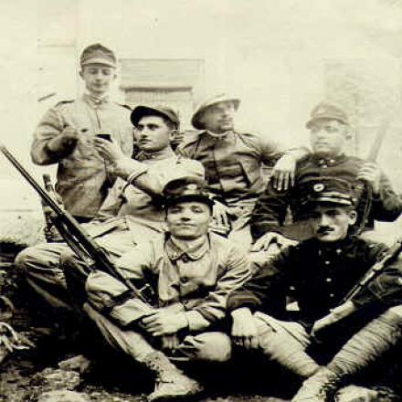 Don Andrea Balestrazzi  - Foto da Diario di Guerra 1915 - 1918