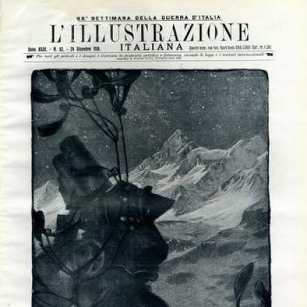 Il secondo Natale di Guerra - Fonte: Illustrazione Italiana del 24/12/1916