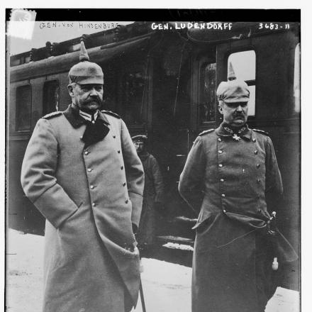 I Generali Paul von Hindenburg e Erich Ludendorff © Congress Library pnp_ggbain.20468