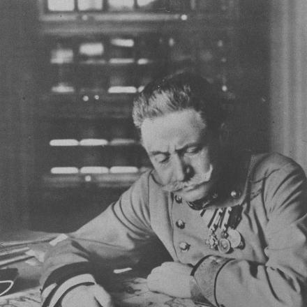 Franz Conrad von Hötzendorf. Fonte: libro della Grande Guerra, di C. O. Nordensvan and Valdemar Langlet, pubblicato nel 1915