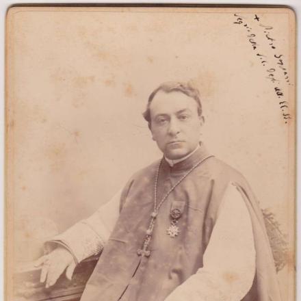 Un giovane Pietro Gasparri, futuro Segretario di Stato della Santa Sede