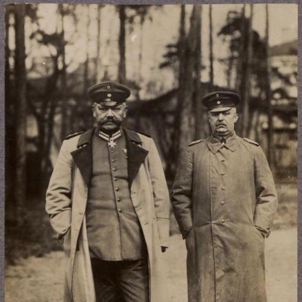 Il Feldmaresciallo generale Paul von Hindenburg e il generale Erich Ludendorff© staatsbibliothek-berlin.de_PPN76663213X