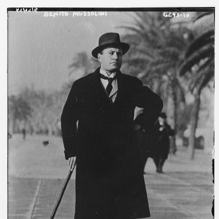 Benito Mussolini. © Congress Library pnp_ggbain.37463